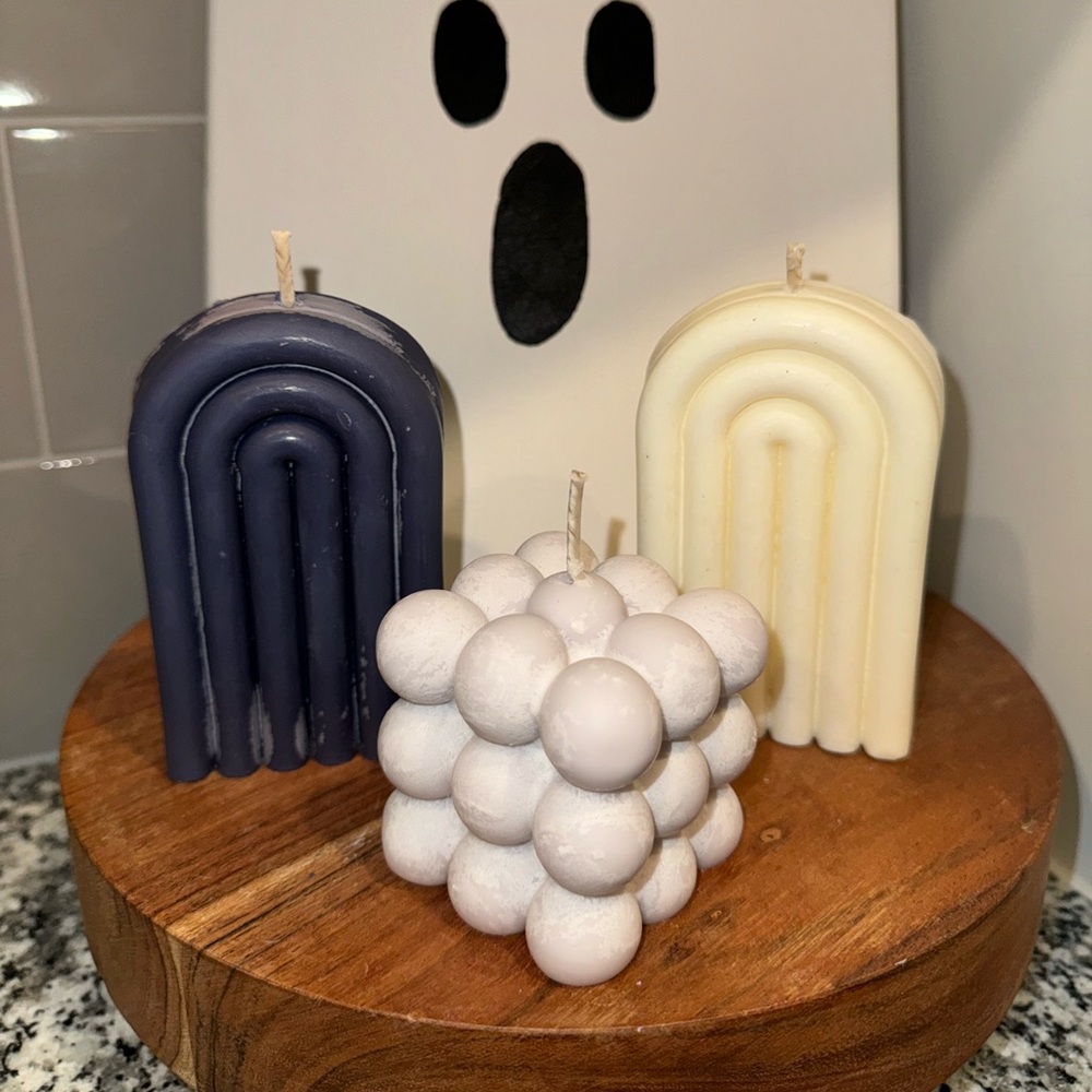 Rainbow Decorative Candle